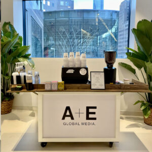 Specialty Coffee Cart service at Convene at 225 Liberty Plaza New York