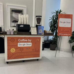 Specialty Coffee Cart service at Convene